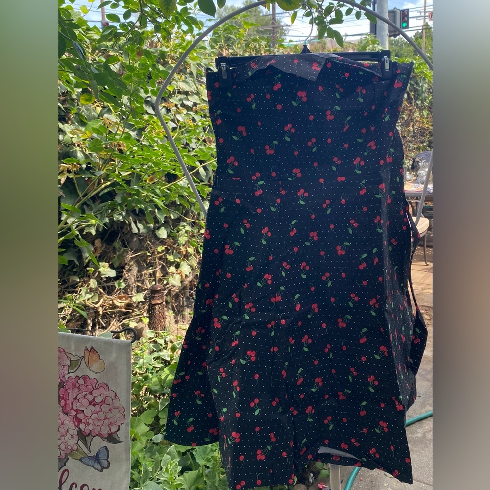 Vintage Hot Topic Cherry Print Dress